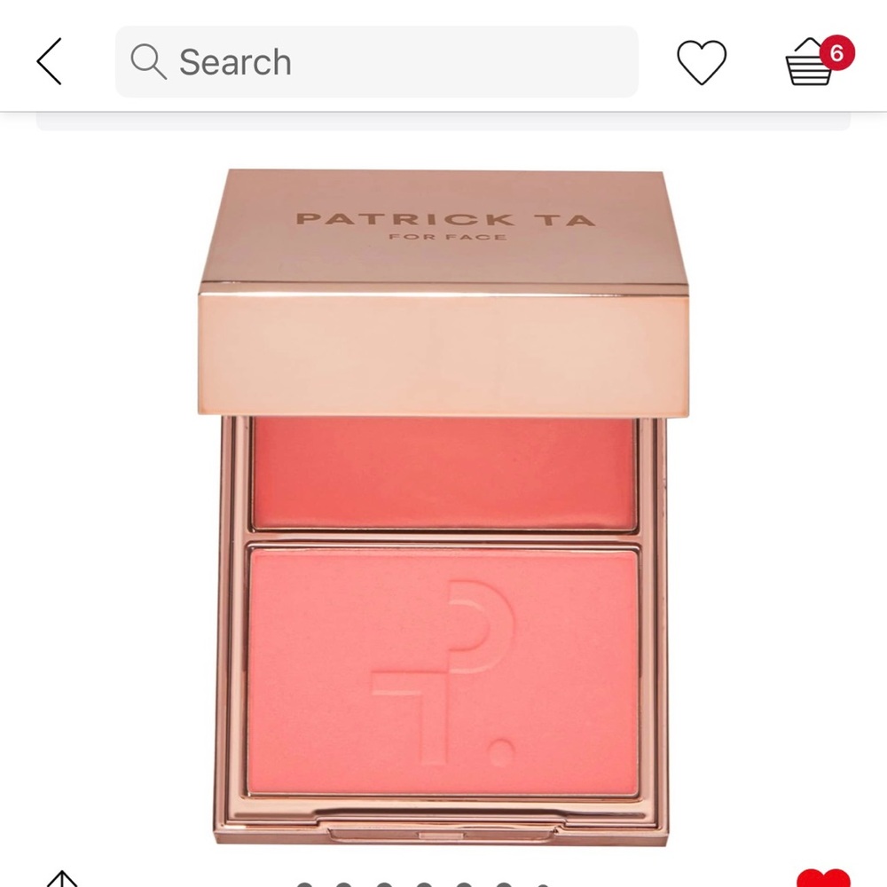 NWT Patrick Ta Blush - She’s the Moment